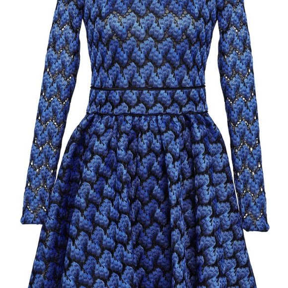 Dark blue long sleeve cocktail dress, size 1, Maje - Picture 2 of 15